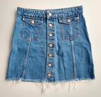 Denim rok vastgemaakt met knopen jeans Zara xs, Zara, Maat 34 (XS) of kleiner, Blauw, Ophalen of Verzenden