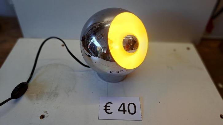 Oude industriele en design lampen jaren 60 70, Huis en Inrichting, Lampen | Tafellampen, Gebruikt, Minder dan 50 cm, Ophalen of Verzenden