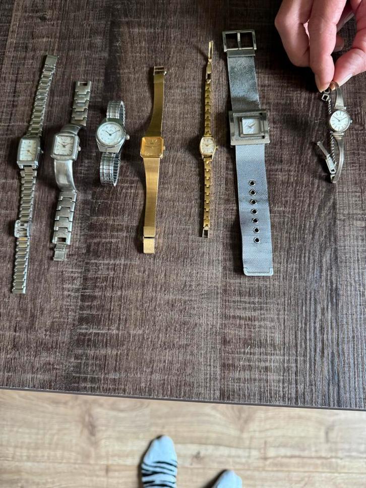 Diverse Dameshorloges - Leuke Set!, Sieraden, Tassen en Uiterlijk, Horloges | Dames, Gebruikt, Polshorloge, Overige merken, Staal