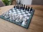 Marmeren Schaakspel - 40x40cm, Koning 80mm, Hobby en Vrije tijd, Gezelschapsspellen | Bordspellen, Een of twee spelers, Ophalen of Verzenden