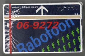 Geseald pakje telefoonkaarten Rabobank beschikbaar voor biedingen