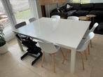 6 witte eetkamertafel stoelen, Huis en Inrichting, Stoelen, Ophalen