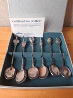 Zwaar verzilverde VARA jubileum thee lepeltjes 6 stuks, Ophalen of Verzenden