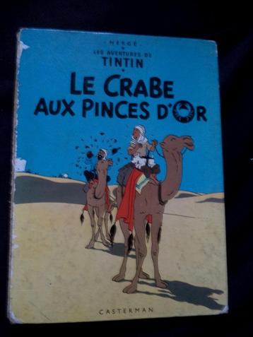1966 Franstalig Tintin Le Crabe aux pinces d'Or hardcover beschikbaar voor biedingen