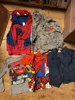 Jongens 104 Bliksem mcqueen en Spiderman, Ophalen of Verzenden, Gebruikt
