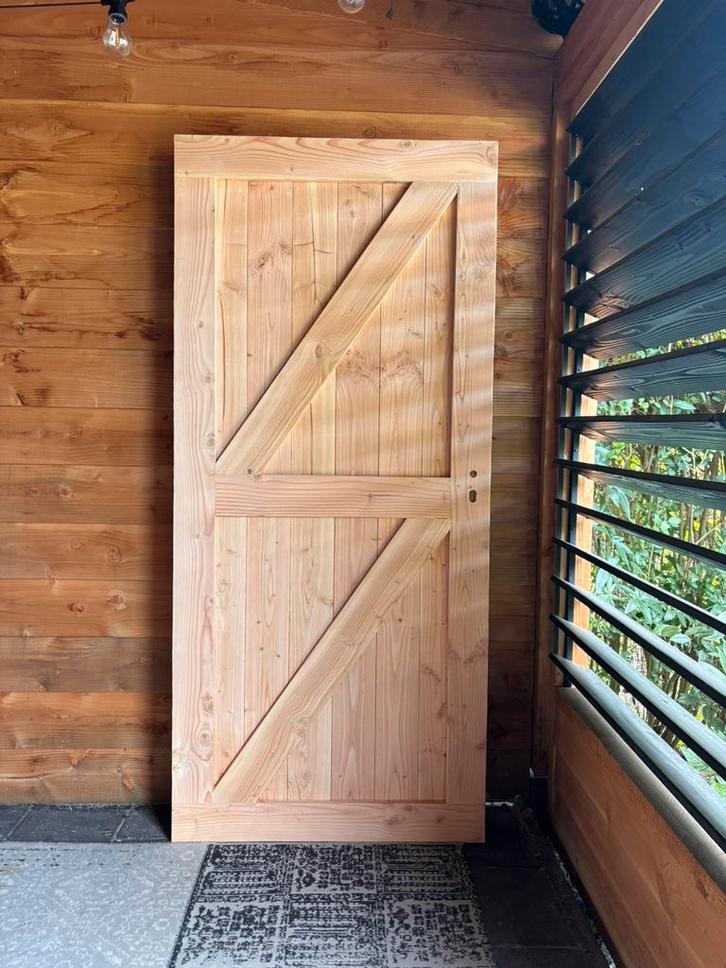 poortdeur/Loftdeur/schuifdeur/douglas op maat gemaakt, Doe-het-zelf en Verbouw, Deuren en Horren, Ophalen of Verzenden