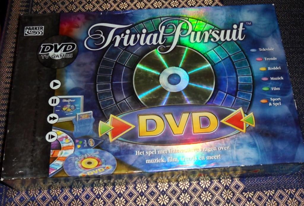 Trivial Pursuit spel DVD editie Triviant Parker, Hobby en Vrije tijd, Gezelschapsspellen | Bordspellen, Vijf spelers of meer, Ophalen of Verzenden