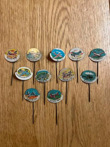 Reclamepins Vliegtuigen - Collectie beschikbaar voor biedingen