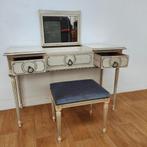 Vintage kaptafel sidetable make up tafel bureau met spiegel, Valkenswaard, Gebruikt, Info@flashbackfurniture.nl, Flashback Furniture