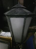 2 Grote Tuin Lantaarn Lamp Lantaarnpaal H=70cm Br-50/33cm, Ophalen, Gebruikt, Staande lamp, Aluminium