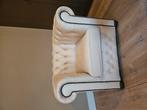 Mooie lederen chesterfield fauteuil, Huis en Inrichting, Fauteuils, Ophalen, Chesterfield, Zo goed als nieuw, 75 tot 100 cm