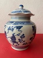 Blauw-witte chinees porseleinen gemberpot., Antiek en Kunst, Ophalen of Verzenden