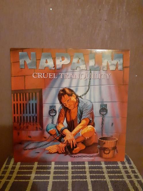 LP Napalm - Cruel Tranquility - 1989 - Thrash, Cd's en Dvd's, Vinyl | Hardrock en Metal, Zo goed als nieuw, Ophalen of Verzenden