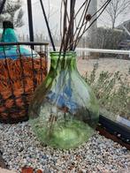 Groene Gistfles Vaas - Decoratief en Stijlvol, Ophalen, Minder dan 50 cm, Groen, Glas