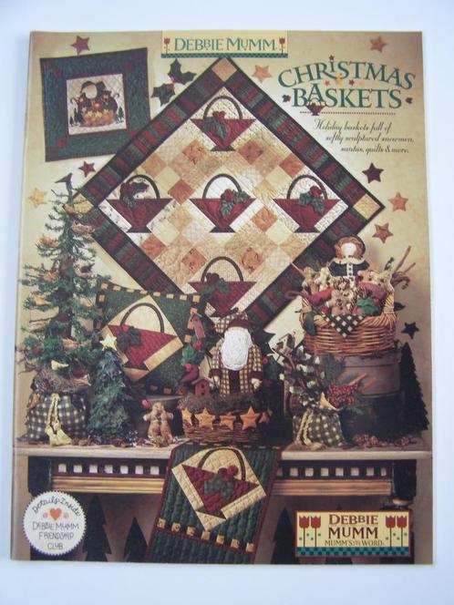 Christmas baskets : Debbie Mumm, Hobby en Vrije tijd, Borduren en Borduurmachines, Nieuw, Onderdeel of Toebehoren, Ophalen