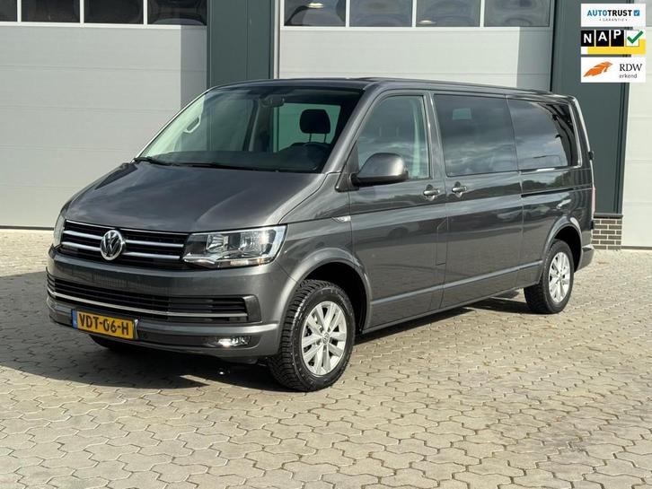 Volkswagen Transporter 2.0 TDI L2H1 DC Highline Navi Trekhaa, Auto's, Bestelauto's, Te koop, ABS, Achteruitrijcamera, Airbags