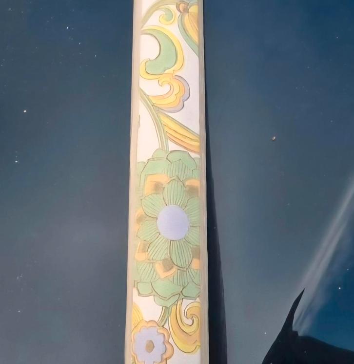 4 rollen jaren '70 Behang - Pastelkleuren -, Antiek en Kunst, Antiek | Wandborden en Tegels, Ophalen of Verzenden