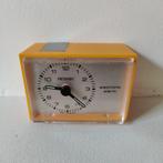 Vintage eigele Metamec reiswekker op batterij, Ophalen of Verzenden