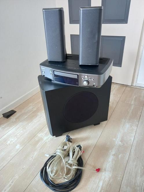 Denon S 102 radio/cd/dvd/receiver, Audio, Tv en Foto, Home Cinema-sets, Zo goed als nieuw, Dvd-speler, JVC, Ophalen