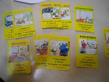 donald duck duckies kwartetspel  10 kaartjes +13 dubbelspel beschikbaar voor biedingen