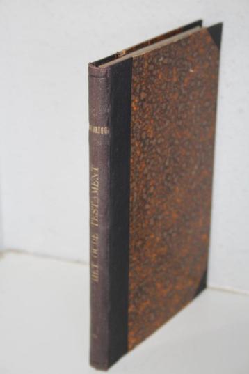 Kohlbrugge - De noodzakelijke beteekenis van het OT (1855) beschikbaar voor biedingen