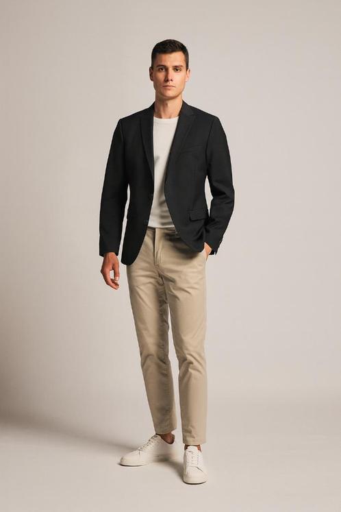 heren blazer Drykorn maat 46, Kleding | Heren, Kostuums en Colberts, Zo goed als nieuw, Maat 46 (S) of kleiner, Zwart, Ophalen of Verzenden