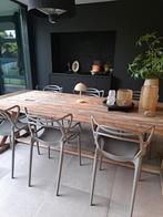 8 tuinstoelen Kartell look a like, Tuin en Terras, Ophalen, Zo goed als nieuw