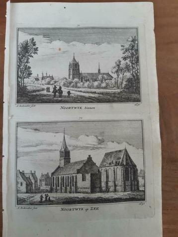 71,72/Noortwyk en Noortwyk op Zee; gravure 18de eeuw beschikbaar voor biedingen