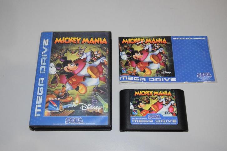 SEGA Mega Drive (SMD): Mickey Mania, Spelcomputers en Games, Games | Sega, Zo goed als nieuw, Mega Drive, Platform, 1 speler, Vanaf 3 jaar