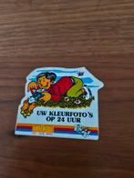 1842 Vintage Elka Foto Color Service Sticker, Ophalen of Verzenden, Gebruikt, Reclamebord