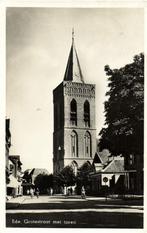 Ede, Grotestraat met toren - 1954 gelopen, Ophalen of Verzenden, 1940 tot 1960, Gelopen, Gelderland