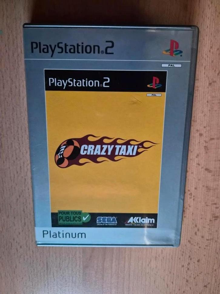 Crazy Taxi - PlayStation 2, Spelcomputers en Games, Games | Sony PlayStation 2, Gebruikt, Racen en Vliegen, 1 speler, Vanaf 3 jaar
