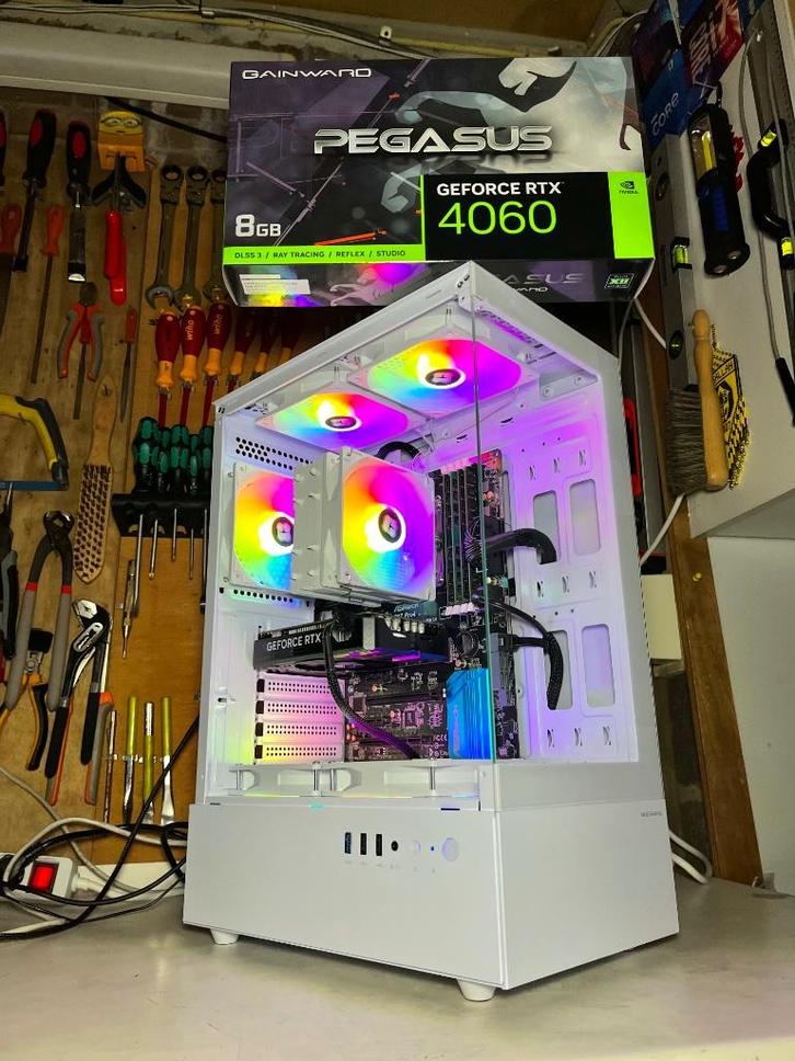 Game PC | Intel i7 | RTX 4060, Computers en Software, Desktop Pc's, Nieuw, 4 Ghz of meer, SSD, 16 GB, Met videokaart, Gaming, Ophalen of Verzenden