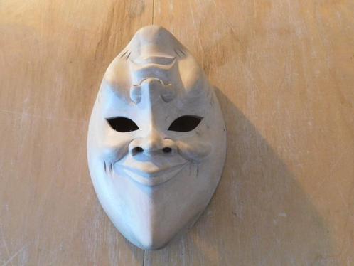 Houten masker Two-Faces, Huis en Inrichting, Woonaccessoires | Wanddecoraties, Gebruikt, Ophalen of Verzenden
