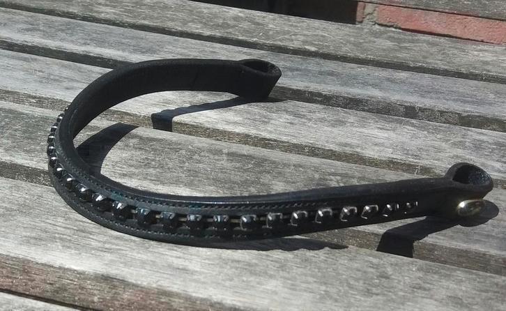 Bling swarovski wave frontriem Full Paard NIEUW, Dieren en Toebehoren, Paarden en Pony's | Hoofdstellen en Tuigage, Nieuw, Dressuur