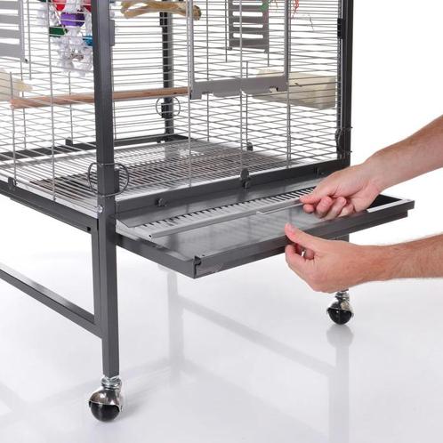Montana Voliere Paradiso 60 Antiek/Platinum, Dieren en Toebehoren, Vogels | Hokken en Kooien, Gebruikt, Volière, Metaal, Ophalen