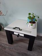 Salontafel vierkant 60x60, zwaar en stevig, Huis en Inrichting, Tafels | Eettafels, Overige houtsoorten, Gebruikt, 50 tot 100 cm