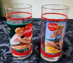 Twee Coca Cola glazen, Ophalen of Verzenden, Zo goed als nieuw, Frisdrankglas