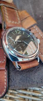 Vintage Panarai horloges, Ophalen of Verzenden, Staal, Leer, Overige merken