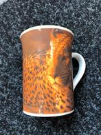 Tijger/cheetah mok, Ophalen of Verzenden, Zo goed als nieuw, Overige stijlen, Kop(pen) en/of Schotel(s)