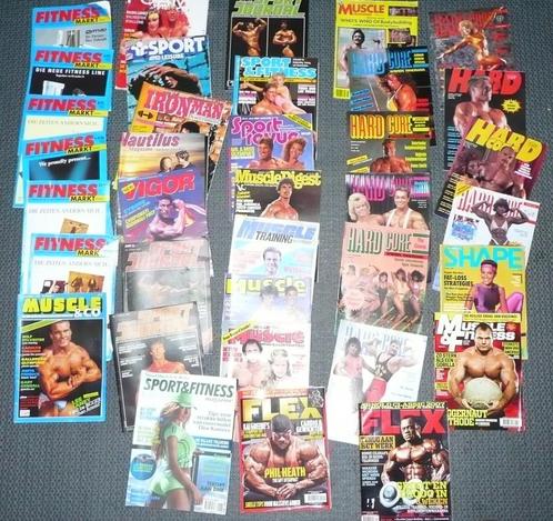 60 kg RETRO FITNESS BODYBUILDING MAGAZINES 1980-2000., Boeken, Sportboeken, Gelezen, Fitness, Ophalen of Verzenden