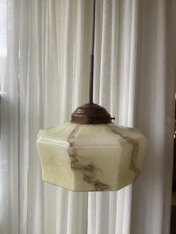 Prachtige Art Deco hanglamp beschikbaar voor biedingen