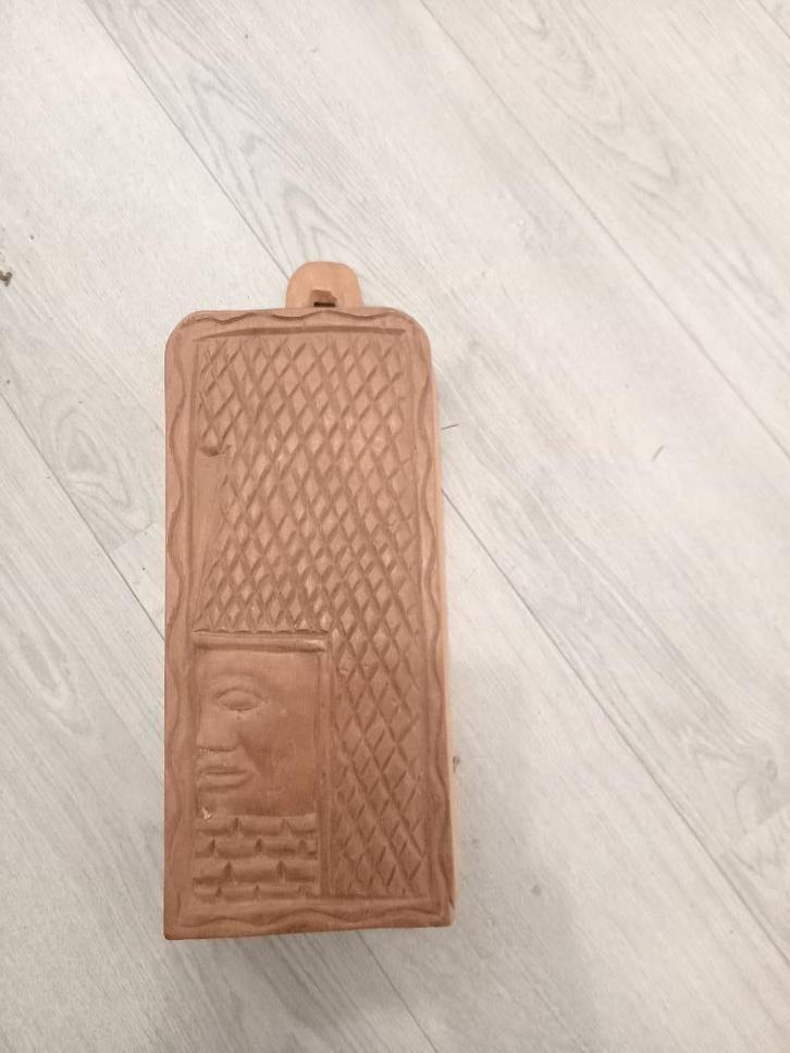 Oud Afrikaans Bordspel in Houten Handgesneden Box, Hobby en Vrije tijd, Gezelschapsspellen | Bordspellen, Gebruikt, Ophalen of Verzenden