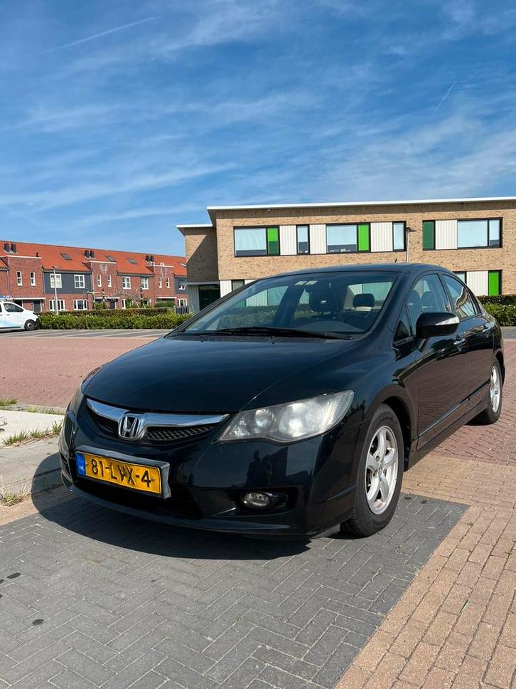 Honda Civic 1.3 95pk CVT 2010 Zwart, Auto's, Honda, Particulier, Civic, Benzine, A, Sedan, Automaat, Origineel Nederlands, Zwart