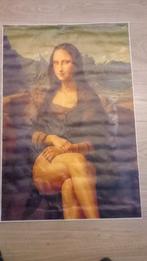 Mona Lisa Print op Canvas, Antiek en Kunst, Ophalen of Verzenden
