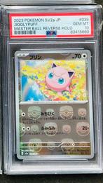 Jigglypuff 39 PSA 10 Master ball Pokemon 151, Ophalen of Verzenden, Zo goed als nieuw, Losse kaart