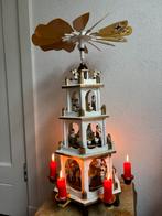 Fraaie houten kerstpiramide Duits 4 etages 58 cm, Ophalen of Verzenden, Zo goed als nieuw
