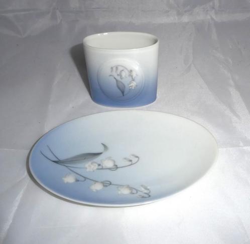 Bing & Grondahl Kopenhagen Lily of the Valley badkamerset, Antiek en Kunst, Antiek | Servies los, Ophalen of Verzenden