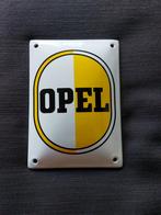 Emaille opel reclamebordje, Verzamelen, Ophalen of Verzenden, Gebruikt, Reclamebord