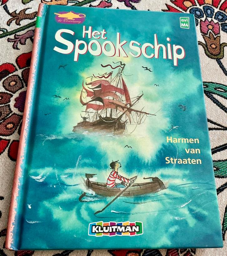 AVI-M4 HET SPOOKSCHIP KLUITMAN LEZEN IS LEUK ZGAN BOEK, Boeken, Kinderboeken | Jeugd | onder 10 jaar, Zo goed als nieuw, Fictie algemeen